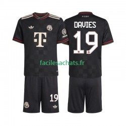 Maillot Bayern Munich Alphonso Davies 19 2025-2026 3ème Enfant MC
