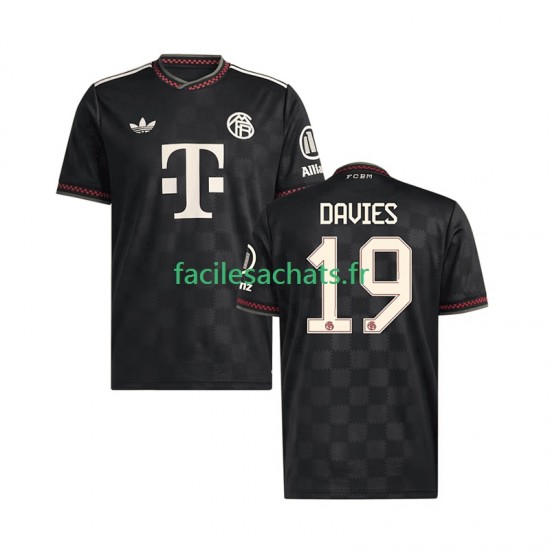 Maillot Bayern Munich Alphonso Davies 19 2025-2026 3ème Homme MC