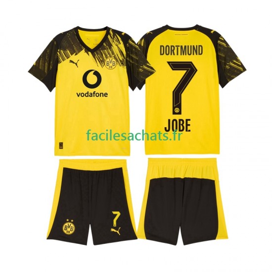 Maillot Borussia Dortmund Jobe Bellingham 7 2025-2026 Domicile Enfant MC