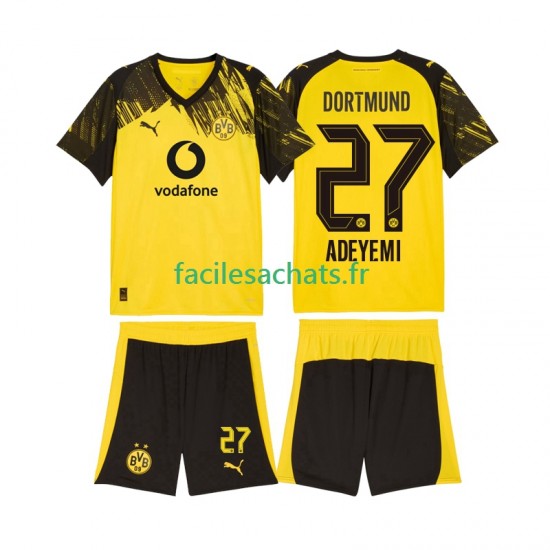 Maillot Borussia Dortmund Karim Adeyemi 27 2025-2026 Domicile Enfant MC