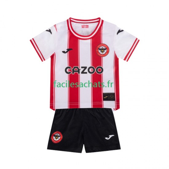 Maillot Brentford 2025-2026 Domicile Enfant MC