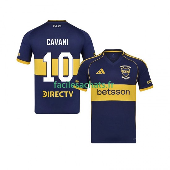 Maillot CA Boca Juniors Edinson Cavani 10 2025-2026 Domicile Homme MC