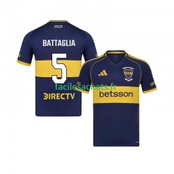 Maillot CA Boca Juniors Rodrigo Battaglia 5 2025-2026 Domicile Homme MC