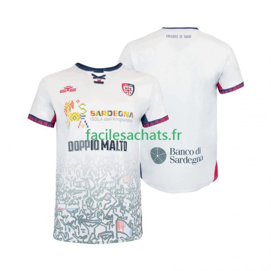 Maillot Cagliari 2025-2026 Extérieur Homme MC