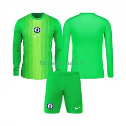 Maillot Chelsea 2025-2026 Gardien Extérieur Enfant ML