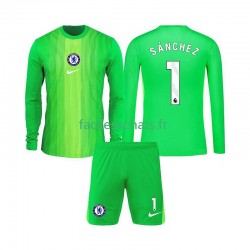 Maillot Chelsea Robert Sanchez 1 2025-2026 Gardien Extérieur Enfant ML