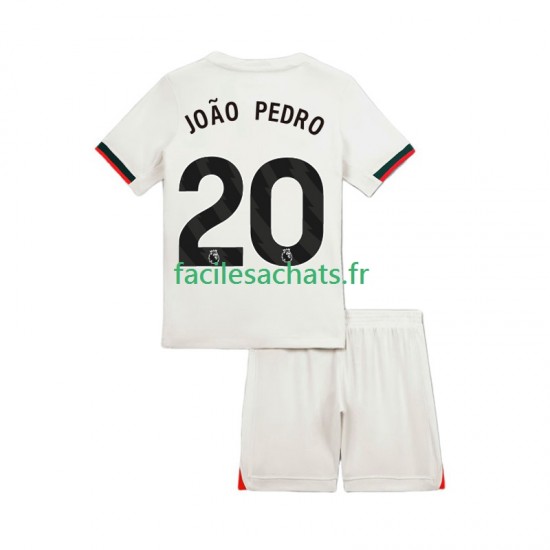 Maillot Chelsea Joao Pedro 20 2025-2026 Extérieur Enfant MC