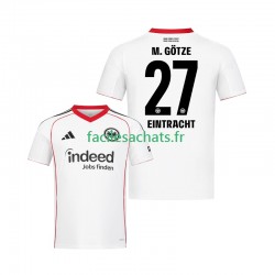Maillot Eintracht Frankfurt Mario Gotze 27 2025-2026 Extérieur Homme MC