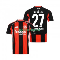 Maillot Eintracht Frankfurt Mario Gotze 27 2025-2026 Domicile Homme MC