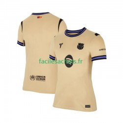 Maillot FC Barcelone 2025-2026 Extérieur Femme MC