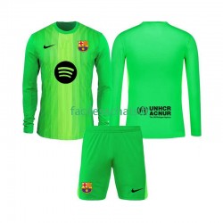 Maillot FC Barcelone 2025-2026 Gardien Domicile Enfant ML