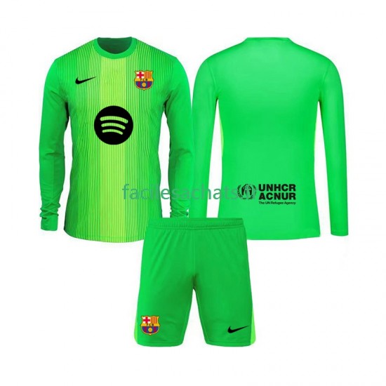 Maillot FC Barcelone 2025-2026 Gardien Domicile Enfant ML