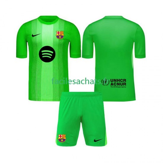 Maillot FC Barcelone 2025-2026 Gardien Domicile Enfant MC
