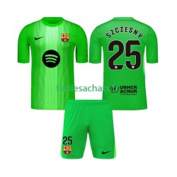 Maillot FC Barcelone Szczesny 25 2025-2026 Gardien Domicile Enfant MC