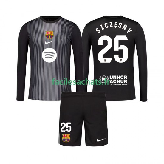 Maillot FC Barcelone Szczesny 25 2025-2026 Gardien 3ème Enfant ML