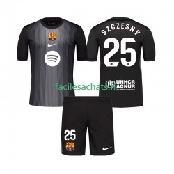 Maillot FC Barcelone Szczesny 25 2025-2026 Gardien 3ème Enfant MC