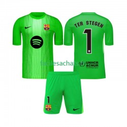 Maillot FC Barcelone Ter Stegen 1 2025-2026 Gardien Domicile Enfant MC