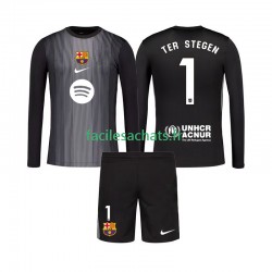 Maillot FC Barcelone Ter Stegen 1 2025-2026 Gardien 3ème Enfant ML