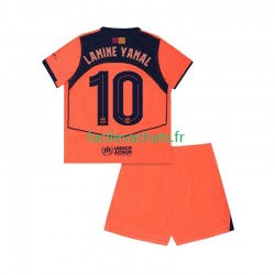 Maillot FC Barcelone Lamine Yamal 10 UCL 2025-2026 3ème Enfant MC