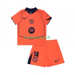 Maillot FC Barcelone Marcus Rashford 14 UCL 2025-2026 3ème Enfant MC