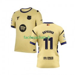 Maillot FC Barcelone Raphinha 11 Champions League 2025-2026 Extérieur Homme MC