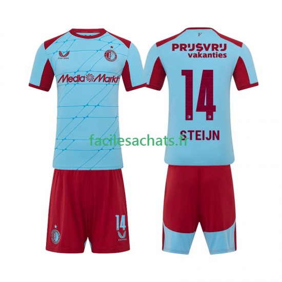 Maillot Feyenoord Rotterdam Sem Steijn 14 2025-2026 3ème Enfant MC