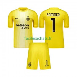 Maillot Inter Milan Yann Sommer 1 2025-2026 Gardien Extérieur Enfant MC