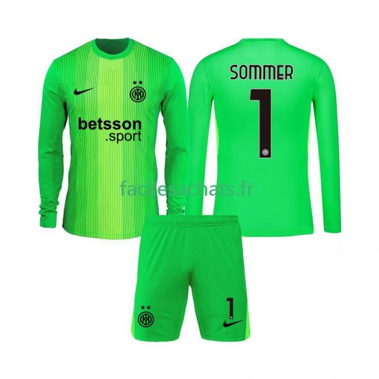Maillot Inter Milan Yann Sommer 1 2025-2026 Gardien 3ème Enfant ML
