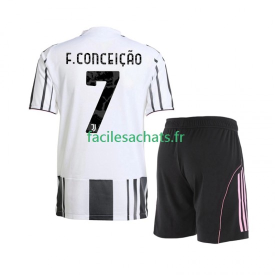 Maillot Juventus Francisco Conceicao 7 2025-2026 Domicile Enfant MC
