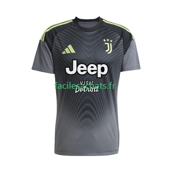 Maillot Juventus 2025-2026 Gardien Extérieur Homme MC
