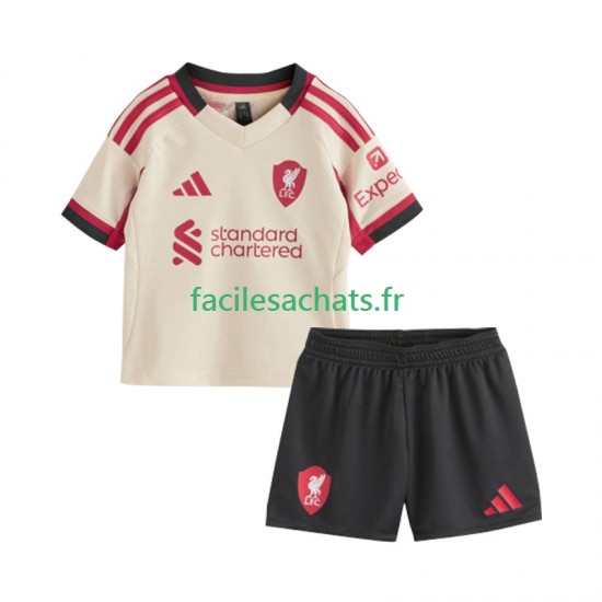 Maillot Liverpool 2025-2026 Extérieur Enfant MC