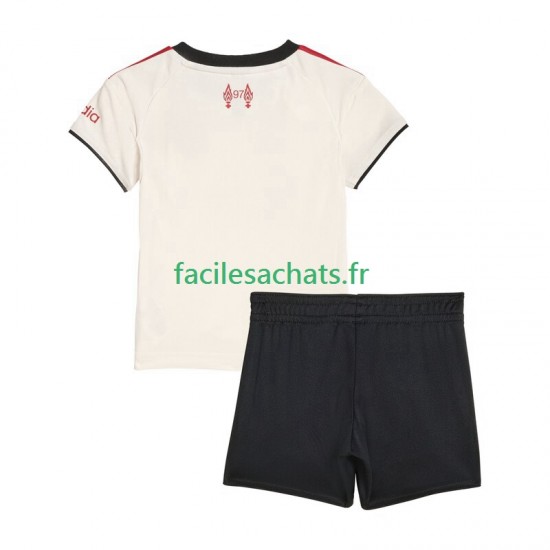 Maillot Liverpool 2025-2026 Extérieur Enfant MC