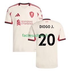Maillot Liverpool Diogo Jota 20 2025-2026 Extérieur Homme MC