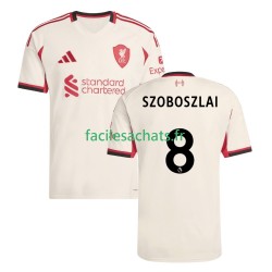 Maillot Liverpool Dominik Szoboszlai 8 2025-2026 Extérieur Homme MC