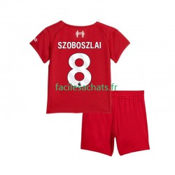 Maillot Liverpool Dominik Szoboszlai 8 2025-2026 Domicile Enfant MC