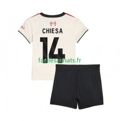 Maillot Liverpool Federico Chiesa 14 2025-2026 Extérieur Enfant MC