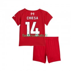 Maillot Liverpool Federico Chiesa 14 2025-2026 Domicile Enfant MC