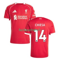 Maillot Liverpool Federico Chiesa 14 2025-2026 Domicile Homme MC