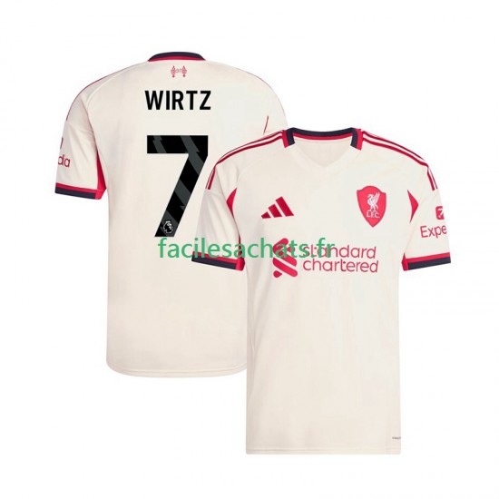 Maillot Liverpool Florian Wirtz 7 2025-2026 Extérieur Homme MC