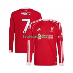Maillot Liverpool Florian Wirtz 7 2025-2026 Domicile Homme ML