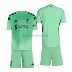 Maillot Liverpool 2025-2026 Gardien Extérieur Enfant MC