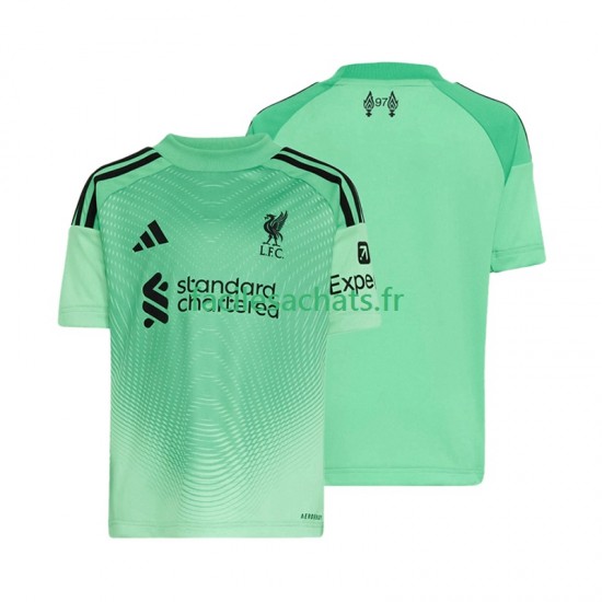 Maillot Liverpool 2025-2026 Gardien Domicile Homme MC