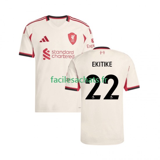 Maillot Liverpool Hugo Ekitike 22 2025-2026 Extérieur Homme MC