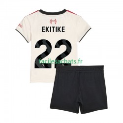Maillot Liverpool Hugo Ekitike 22 2025-2026 Extérieur Enfant MC