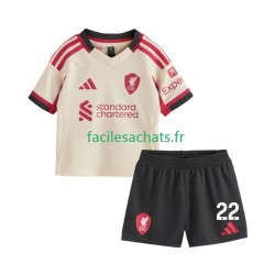 Maillot Liverpool Hugo Ekitike 22 2025-2026 Extérieur Enfant MC