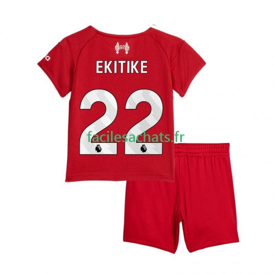 Maillot Liverpool Hugo Ekitike 22 2025-2026 Domicile Enfant MC