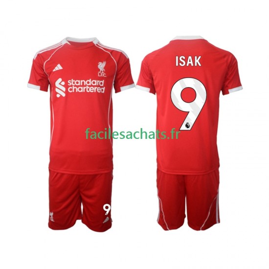 Maillot Liverpool ISAK 9 2025-2026 Domicile Enfant MC