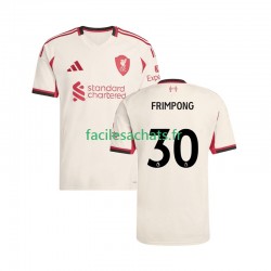 Maillot Liverpool Jeremie Frimpong 30 2025-2026 Extérieur Homme MC