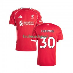Maillot Liverpool Jeremie Frimpong 30 2025-2026 Domicile Homme MC