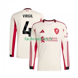 Maillot Liverpool Virgil van Dijk 4 2025-2026 Extérieur Homme ML